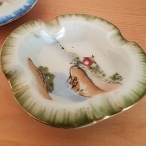 2 Trinket Holders Miniature Ash Trays
